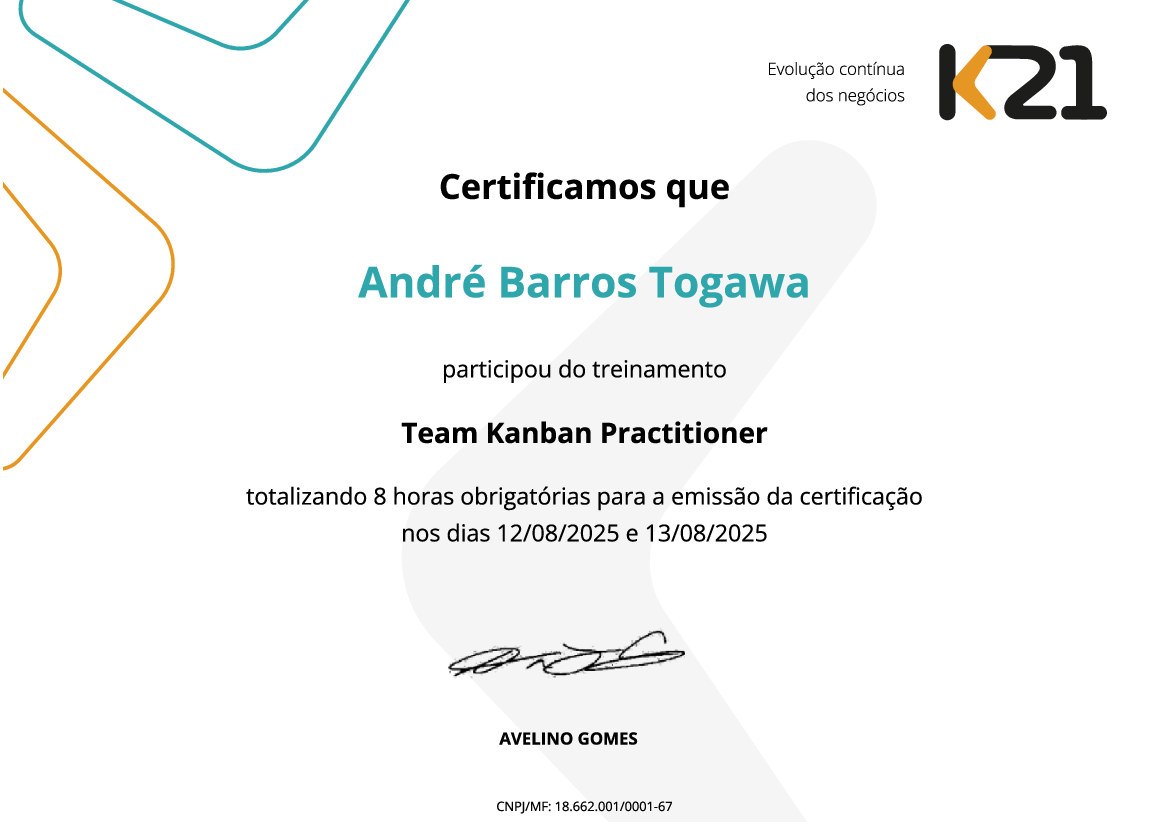 Certificado K21